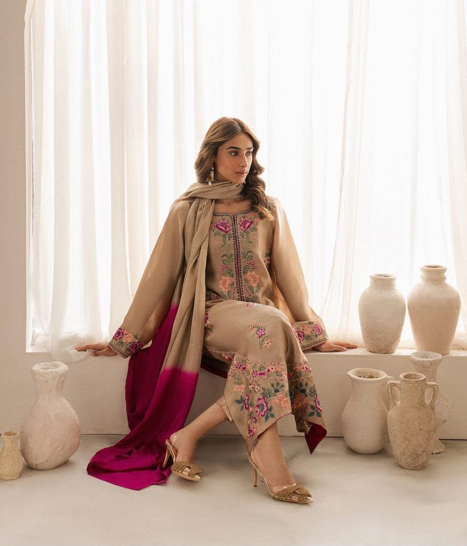Embroidered 3PC Lawn Suit