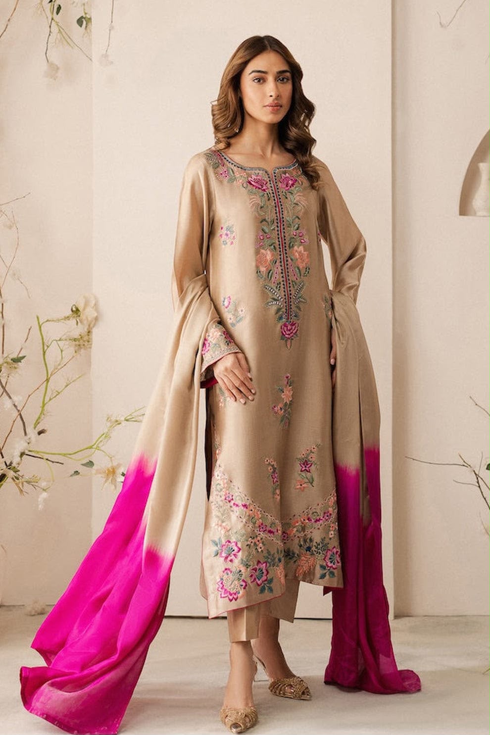 Embroidered 3PC Lawn Suit